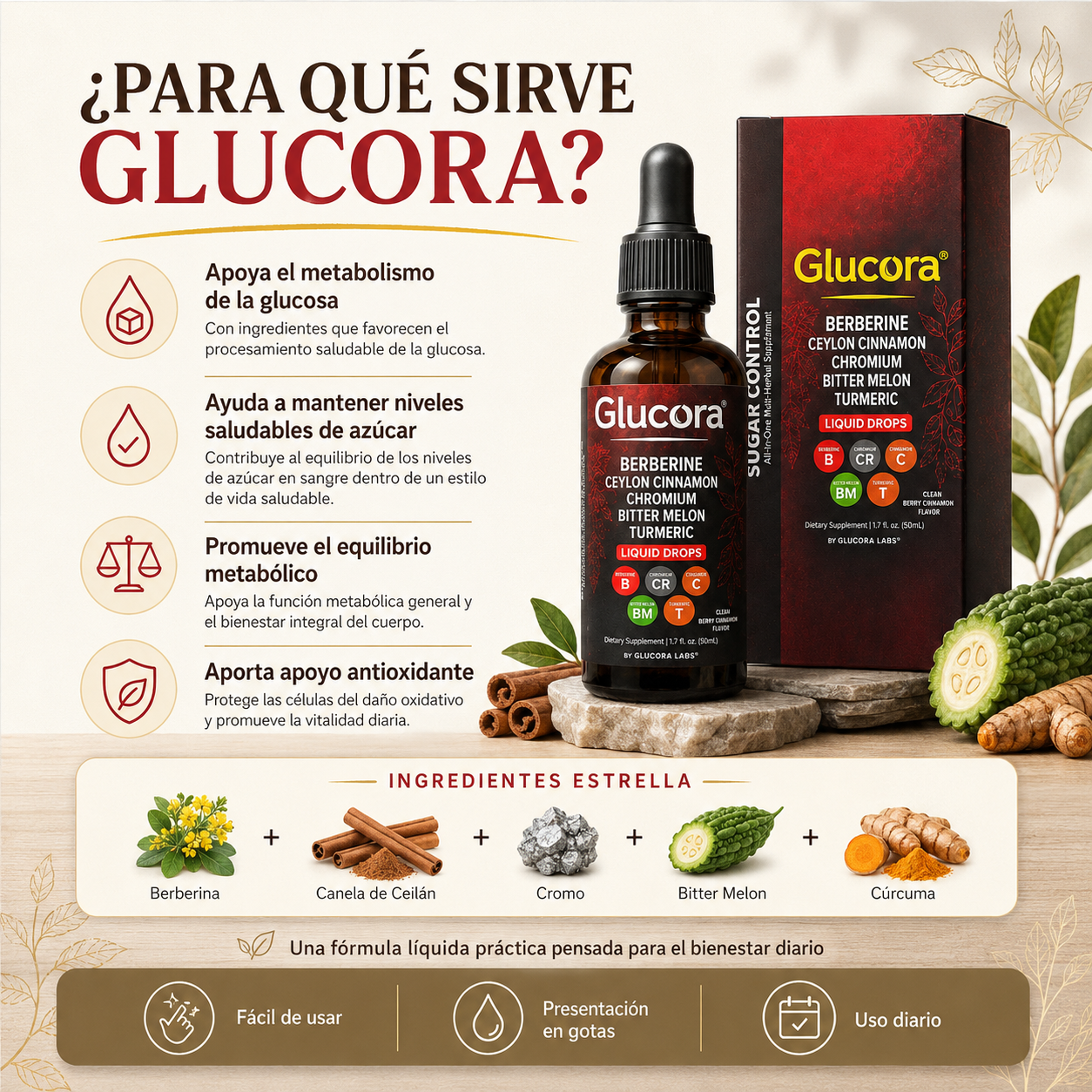 GLUCORA PERU®BERBERINE | RS P2721426N - DIGESA