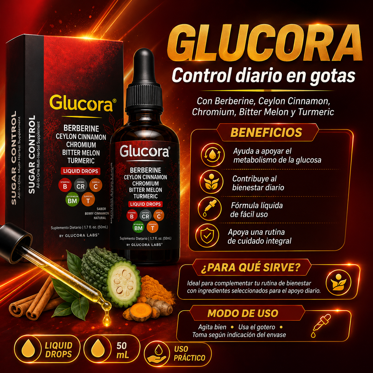 GLUCORA PERU®BERBERINE | RS P2721426N - DIGESA