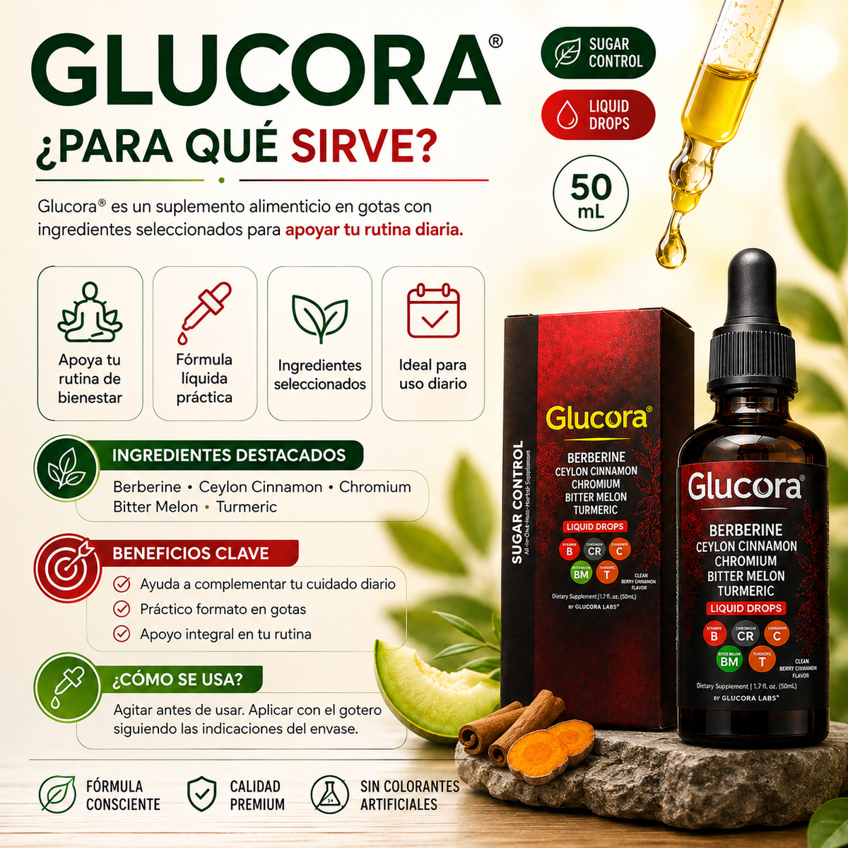 GLUCORA PERU®BERBERINE | RS P2721426N - DIGESA