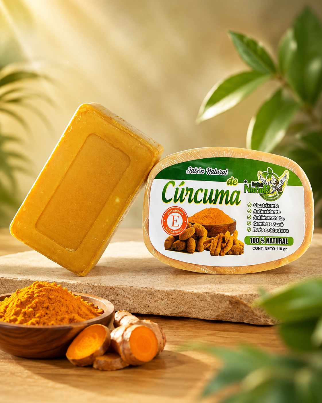 JABÓN DE CÚRCUMA | LIMPIEZA Y CUIDADO DIARIO 🌿