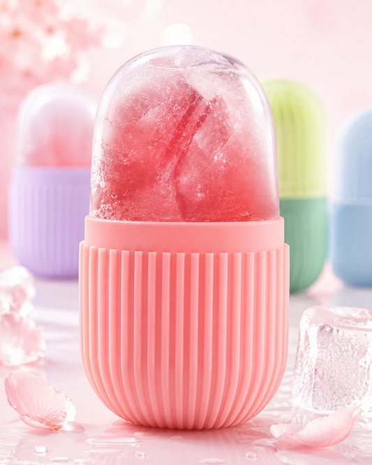 MOLDE MASAJEADOR FACIAL DE HIELO | REUTILIZABLE ❄️