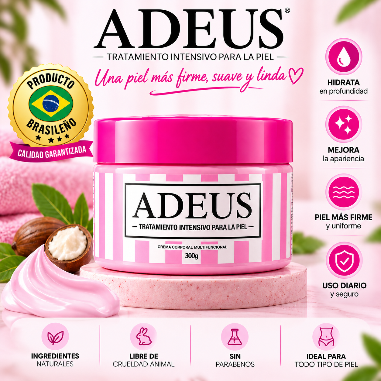 ADEUS 🌸 | Cuidado Intensivo para la Piel ✨